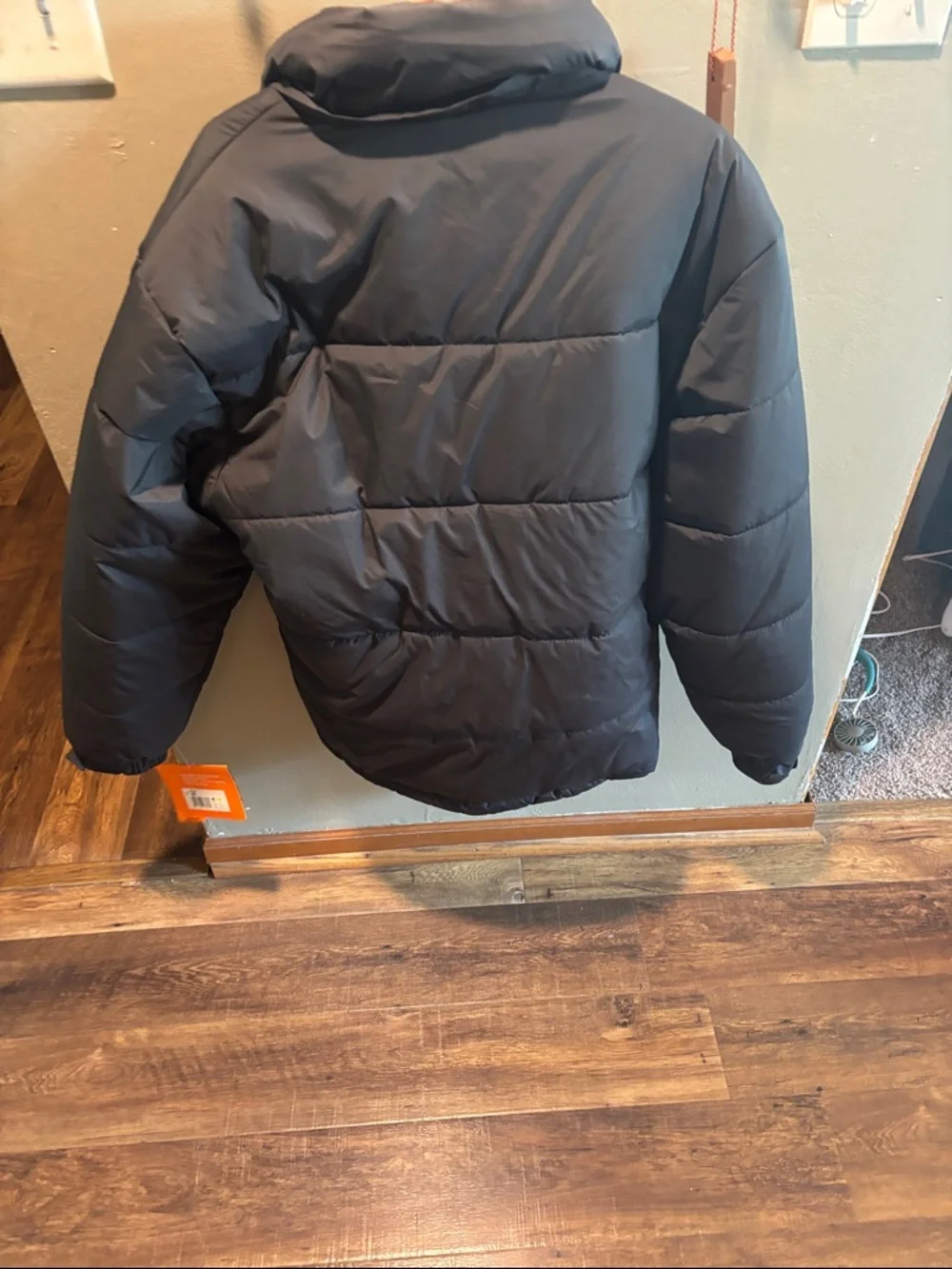 NWT Athletech Black Quilted Puffer Jacket